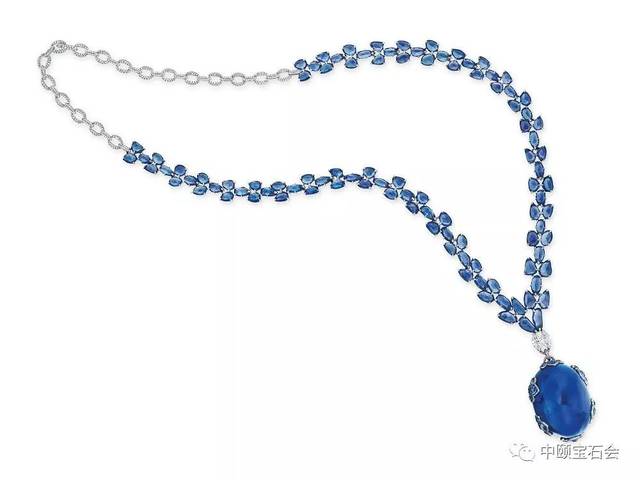 ultimate mogok blue treasure 蓝宝石项链