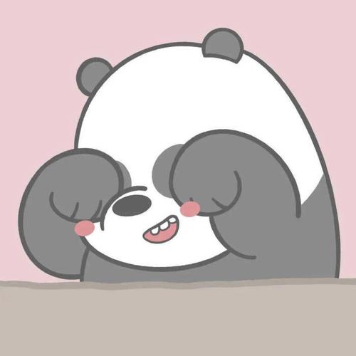 咱们裸熊头像丨大大,白熊和胖达