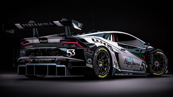lamborghini huracan gt3 fantasy kaspersky livery, z