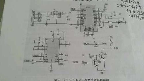 hc-05蓝牙原理图各模块的作用