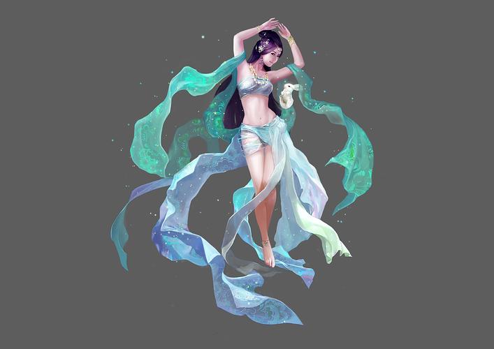 公司中涂的,后来发现还挺有意思的~~可能是嫦娥吧