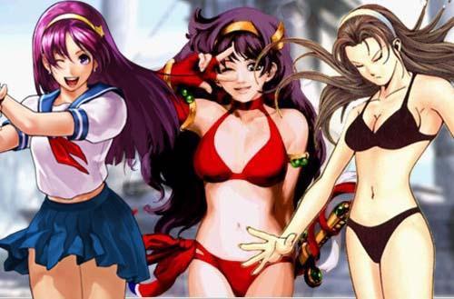 拳皇历代雅典娜和拳崇特殊开场原来拳崇早已表白了