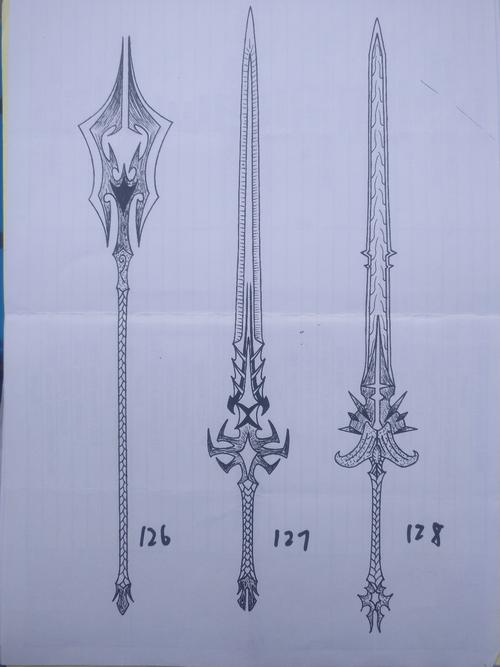 手绘冷兵器7