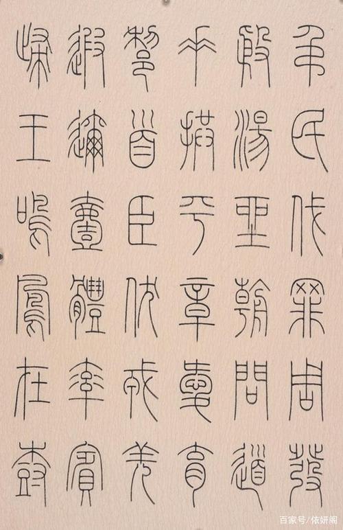 古人所说篆书,通常指秦篆.