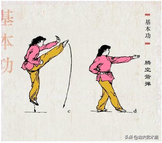 腾空蹬腿