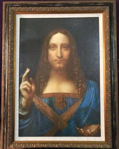 达芬奇画一幅男版《蒙娜丽莎》卖出30亿高价,放大10倍