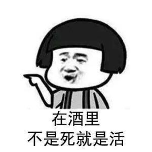 关于喝酒的表情包在下只想喝死各位或者被各位喝死