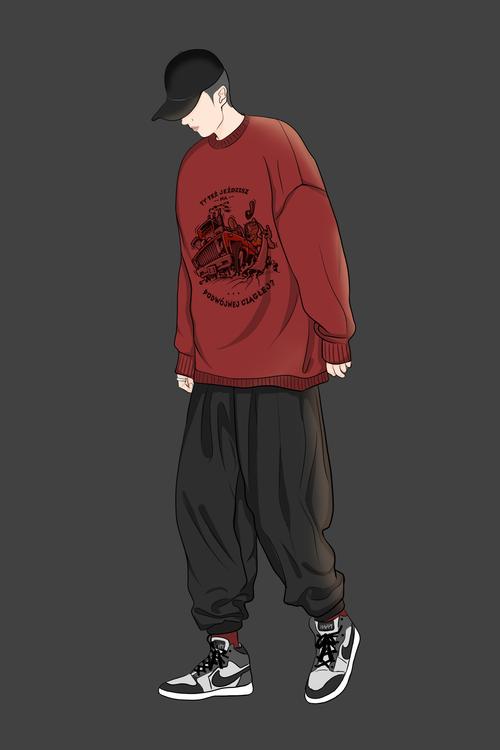 人物插画 男孩