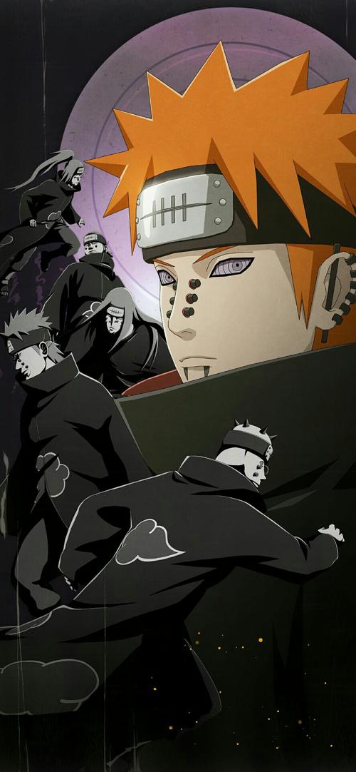 这张佩恩六道的还是很好看的,天道展现出来一种神的威严.