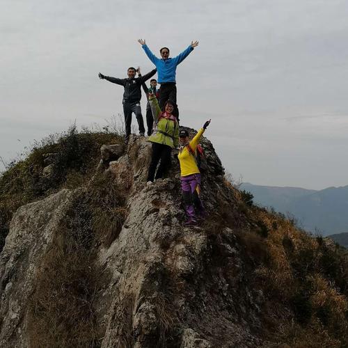 01.14再次徒步于杜桥白岩山的九龙洞