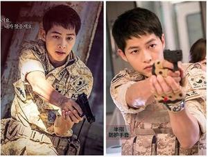 太阳的后裔明星宋仲基同款迷彩服军装套装男户外军训特种兵演出服