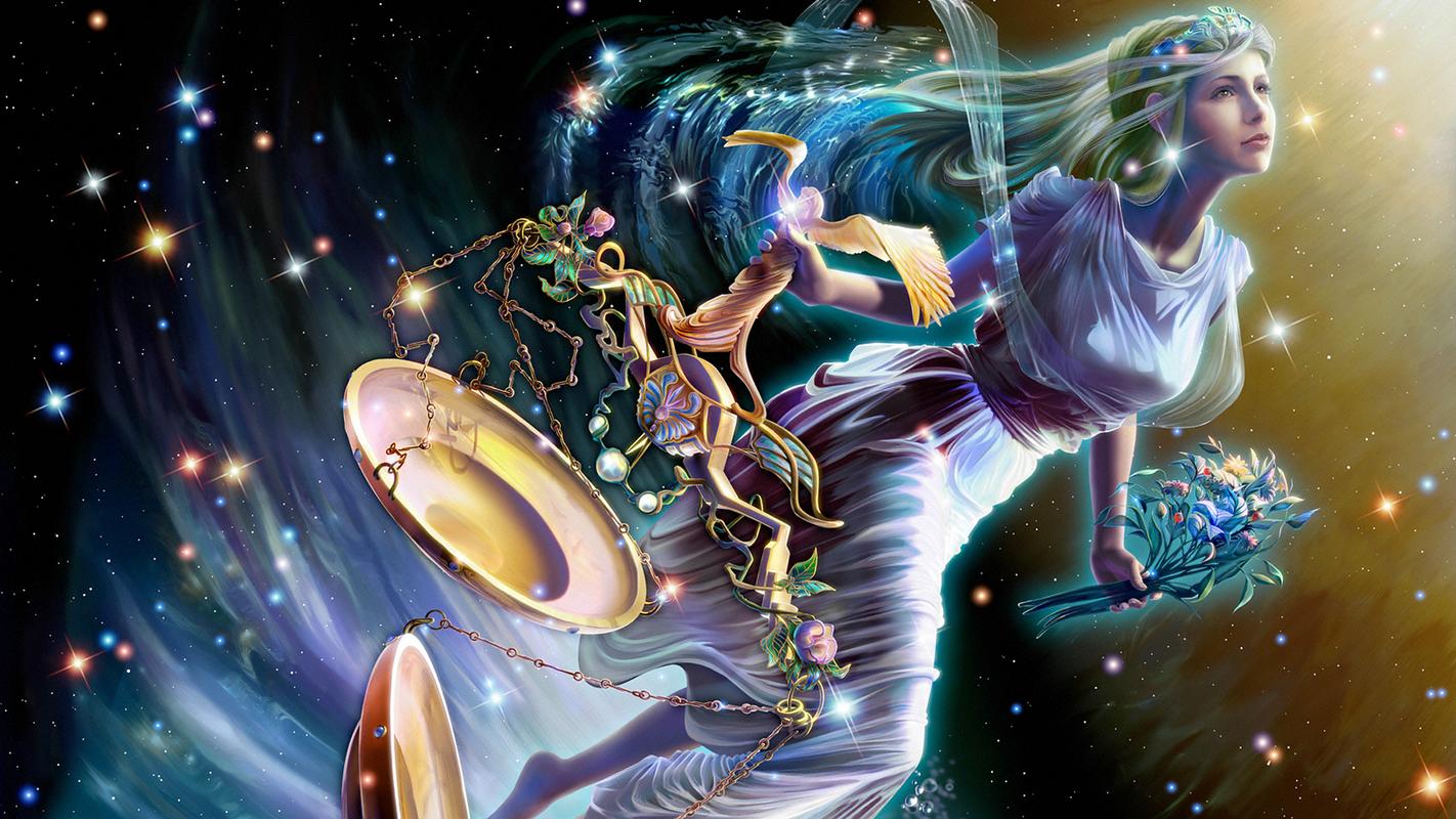 桌面壁纸 卡通动漫 > 日本天文插画家kagaya及十二星座唯美意境图