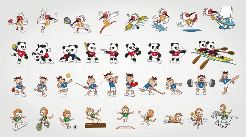 十四运会体育图标,主题海报正式发布