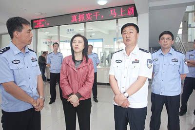 许爱莲现场调研满洲里市公安工作