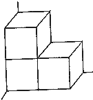 把3个棱长为30厘米的正方体堆放在墙角处(如图),露在外面的面积是多少