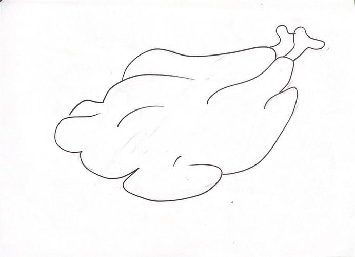 烤鸭怎么画