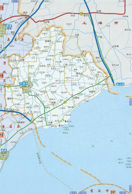 平湖地图