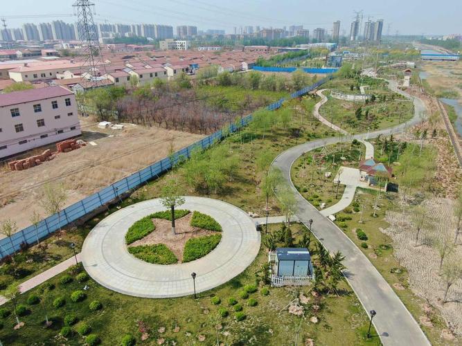 泊头北环水系带状公园开园指日可待