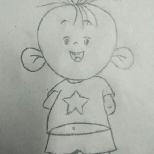 胡图图全身简笔画