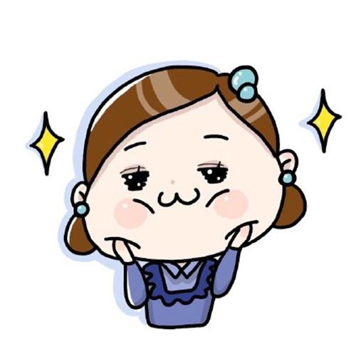 卡通头像女生可爱萌胖肉嘟嘟卡通女生很可爱