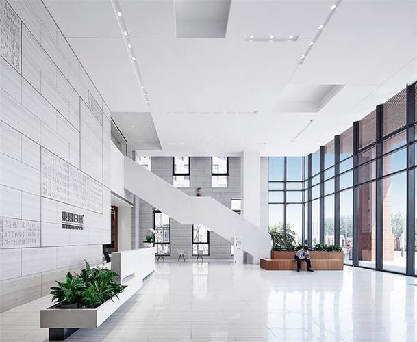 大型装饰集团办公楼接待大厅装修设计方案