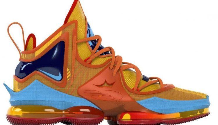 詹姆斯19代新篮球鞋,首次使用全新的气垫技术,全面提升球鞋的整体性能