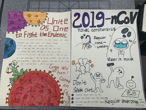 【英语海报设计展】挥洒青春,展现自我,让艺术的芬芳洒满一中每个角落