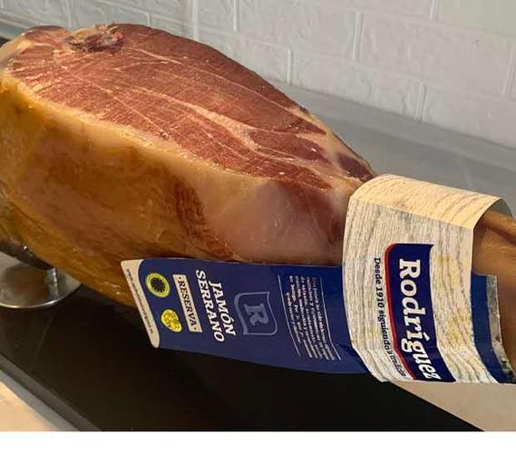 西班牙火腿整只进口7-8kg12个月塞拉诺生吃风干火腿伊比利亚即食