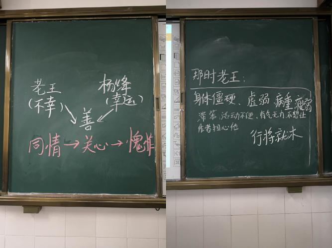 一篇经典美文,两朵思想之花 ———记《老王》同课异构