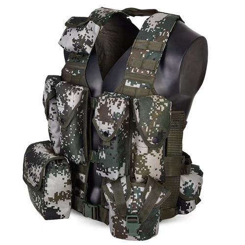 06式单兵战斗携行具丛林数码城市迷彩天空海洋作训装具轻战术背心