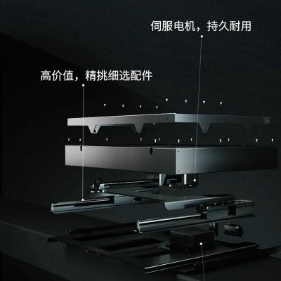 激光电视伸缩台电动超短焦投影仪全自动收缩滑轨支架桌面智能托.
