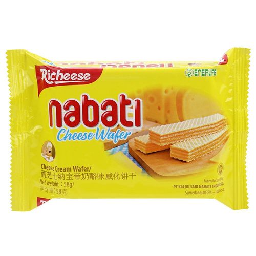 丽芝士 纳宝帝奶酪味威化饼干 58g