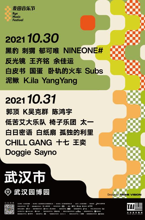 2021武汉麦田音乐节全阵容官宣