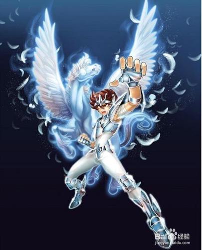 圣斗士星矢简笔画天马