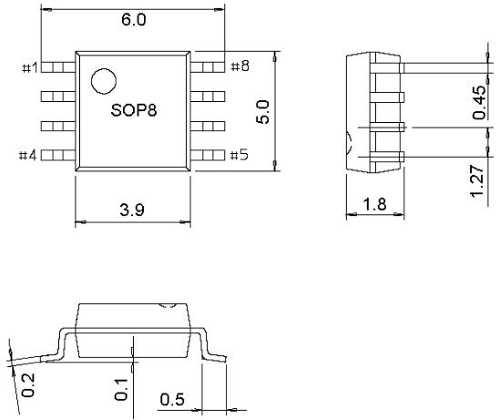 sop8封装外形尺寸图