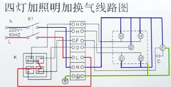 浴霸接线图解析 浴霸应该如何选购