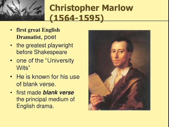 christopher marlowe(免费)ppt