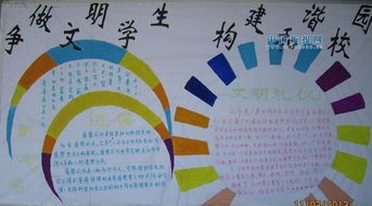 争做最美班级文明学生手抄报 学生手抄报