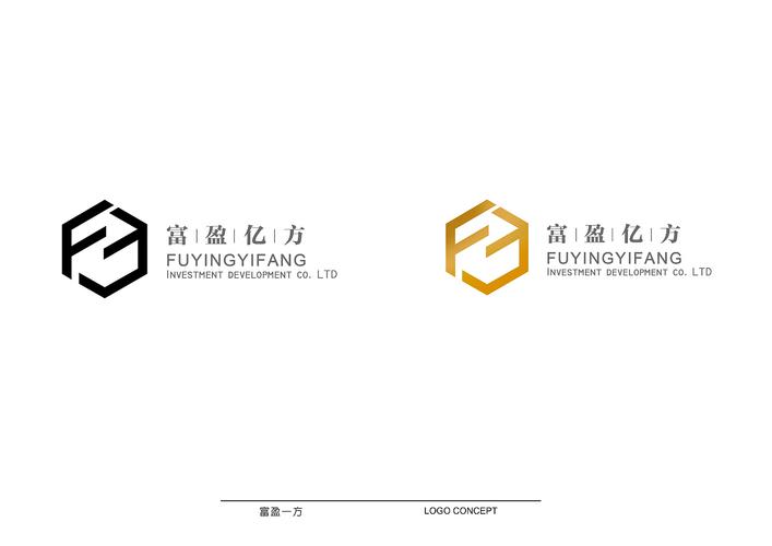 富盈亿方logo设计