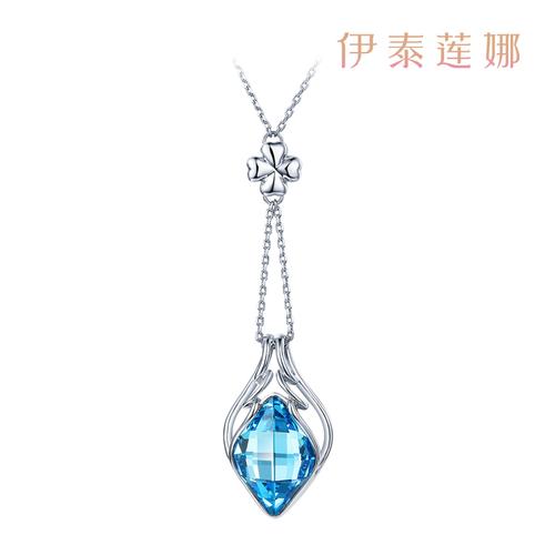 伊泰莲娜饰品 正品许愿宝贝 施华洛世奇元素水晶毛衣链