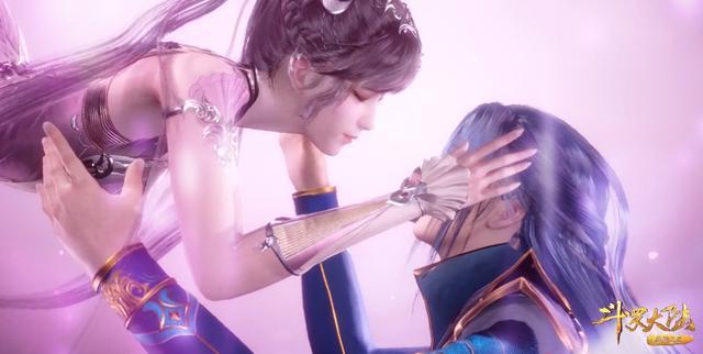 斗罗大陆小舞高空一秒换装蓬蓬裙变长纱裙唐三看呆了