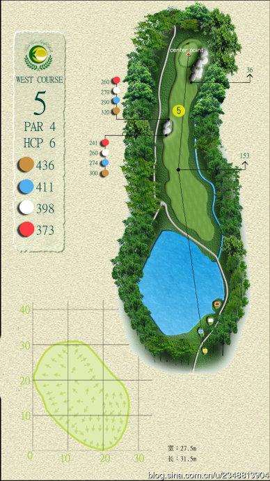 凯歌西侧球场第5洞_厦门凯歌高尔夫俱乐部_新浪博客