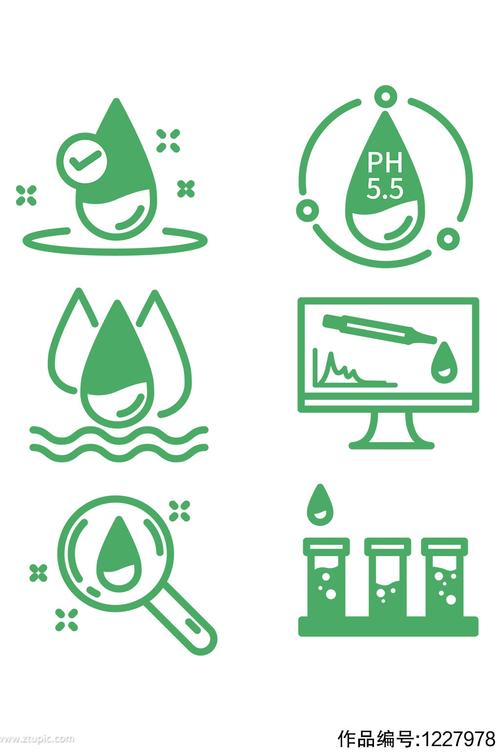 水质检测图标icon