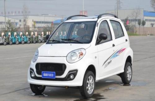 承德建设电动汽车图腾款 四轮电动轿车 老年代步车