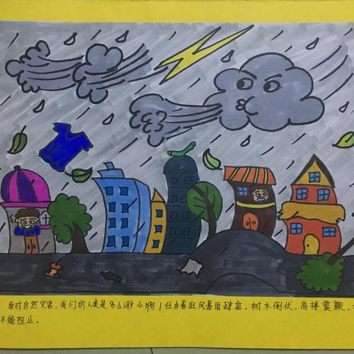 3.  面对自然灾害,我们的人类是多么渺小啊!