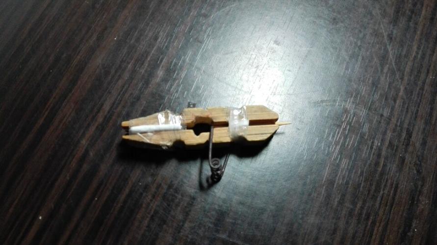 如何制作发射牙签的发射器制作方法和制作材料或设计图 像这样