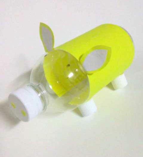 塑料瓶小动物 手工小制作 废物利用 环保 变废为宝 环保手工美劳