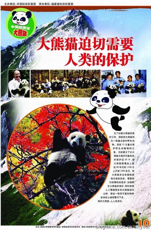 【科普挂图】中国的国宝大熊猫