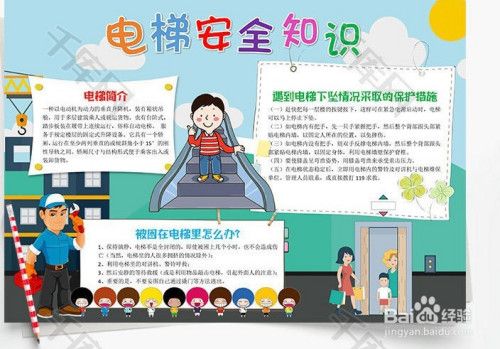 保护电梯安全手抄报保护手抄报