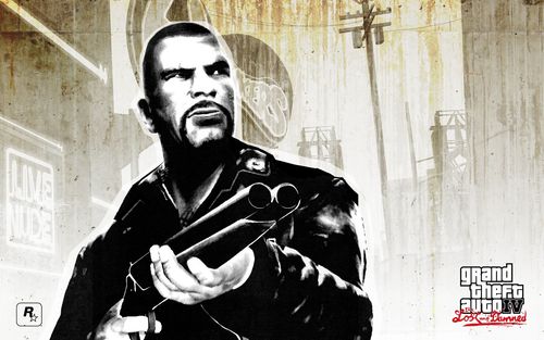 gta4片的信息丢失和诅咒的约翰尼猎枪壁纸